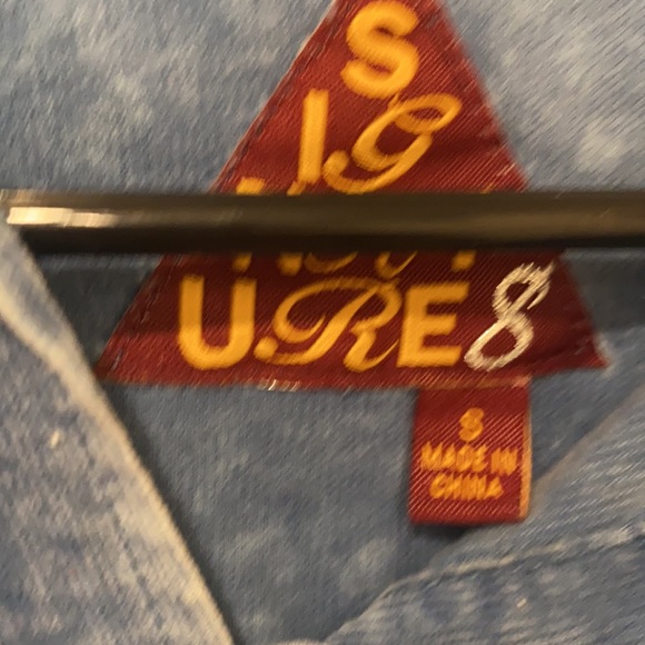 ACID WASH CORDUROY BUTTON UP✨ - Picture 3 of 6